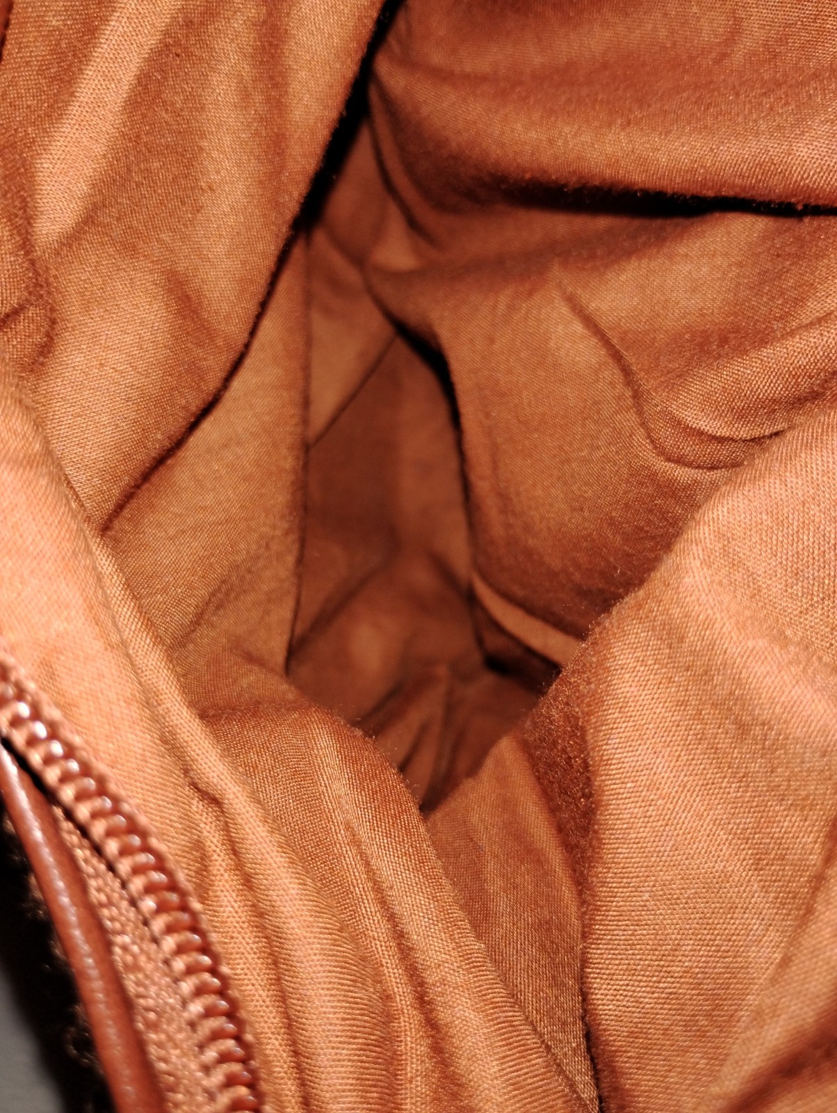 Brown Leather Patchwork Leather VTG 90s Retro - image 3