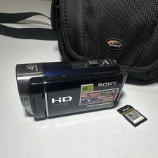 Sony HDR-CX160 Handycam HD Handheld Camcorder 42x Zoom With Bag and 8GB SD