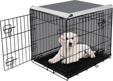 Dog Crate Cover for Wire Cages 30 Inch Indoor Breathable Polyester Pet Kennel Co