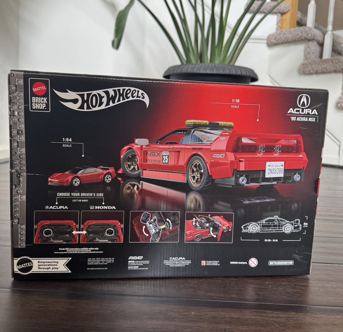 Mattel Brick Shop Hot Wheels Elite Series '90 Acura NSX IN HAND