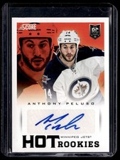 2013-14 Score Hot Rookie Signatures Anthony Peluso Auto Winnipeg Jets #602