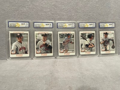LOT OF 5 BRYCE HARPER 2011 MULTI-AD HAGERSTOWN SUNS CARDS GRADED WCG 10 GEM MINT