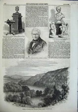 Old Antique Print Guthrie Rogers Pope Cupid Psyche 1856 Sharpham Rookery 19th