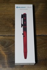 New Olight OPen 3 Midnight Red Multifunctional Pen Light 120 Lumens, Green Laser