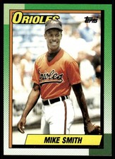 Mike Texas Smith RC 1990 Topps #249 Baltimore Orioles 24531 Baseball Card