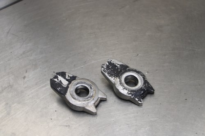 #ad #ad 09 11 KAWASAKI NINJA 650 EX650 SWINGARM CHAIN TENSIONER ADJUSTMENT BRACKETS $23.65