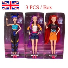 3pcs 30cm Kpop Demon Hunters Girls Doll Toy Rumi Mira Zoey Figure Birthday Gift