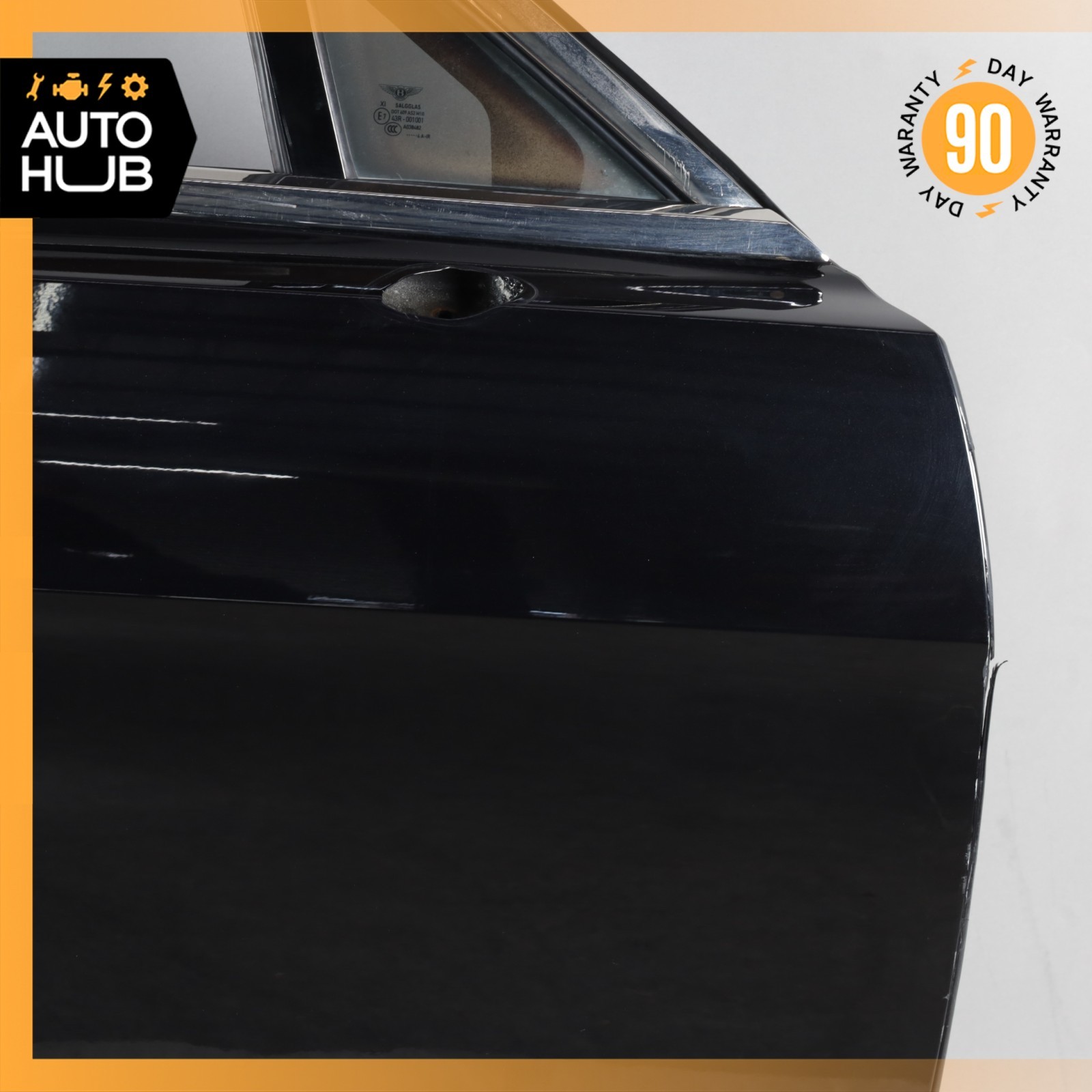 14-18 Bentley Flying Spur Front Right Passenger Side Door Shell Black OEM 40k