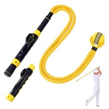 Grip Golf Rope Swing Trainer Tempo Training Rope Aid Yellow