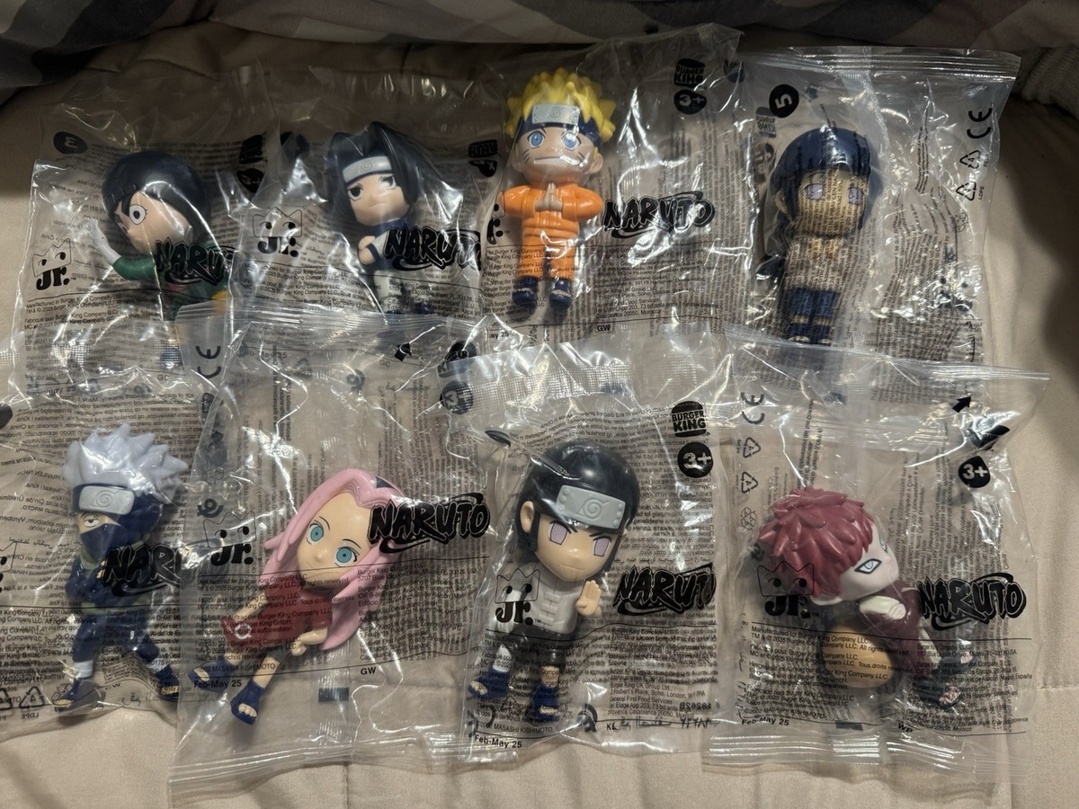 海外限定 バーガーキング ナルト フィギュア全8種類スペシャルボックス