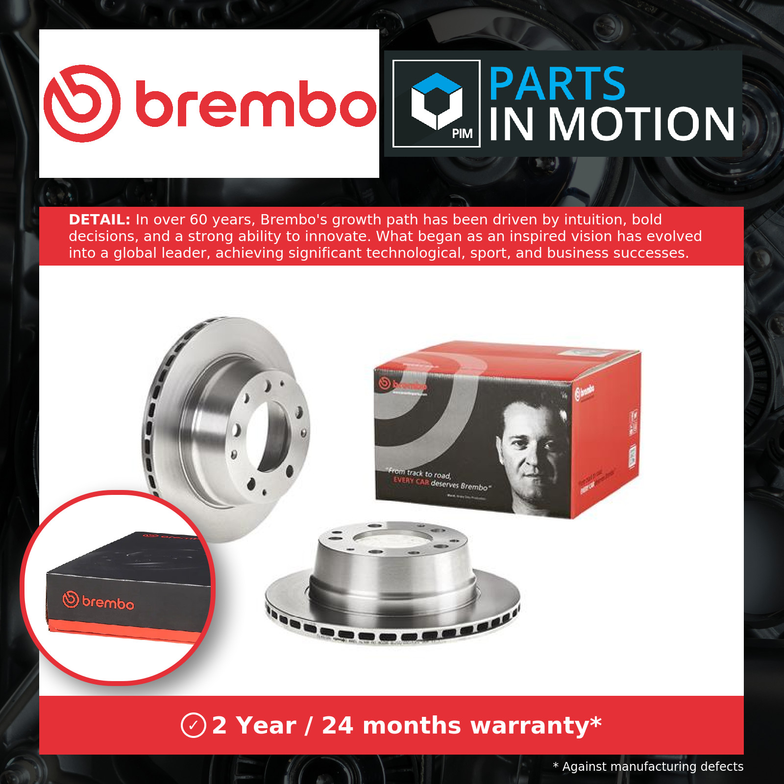 2x BRAKE DISC 09.5784.10 FOR PORSCHE 911/Targa/Convertible 930.52/50/12 3.0L 911 - Image 4