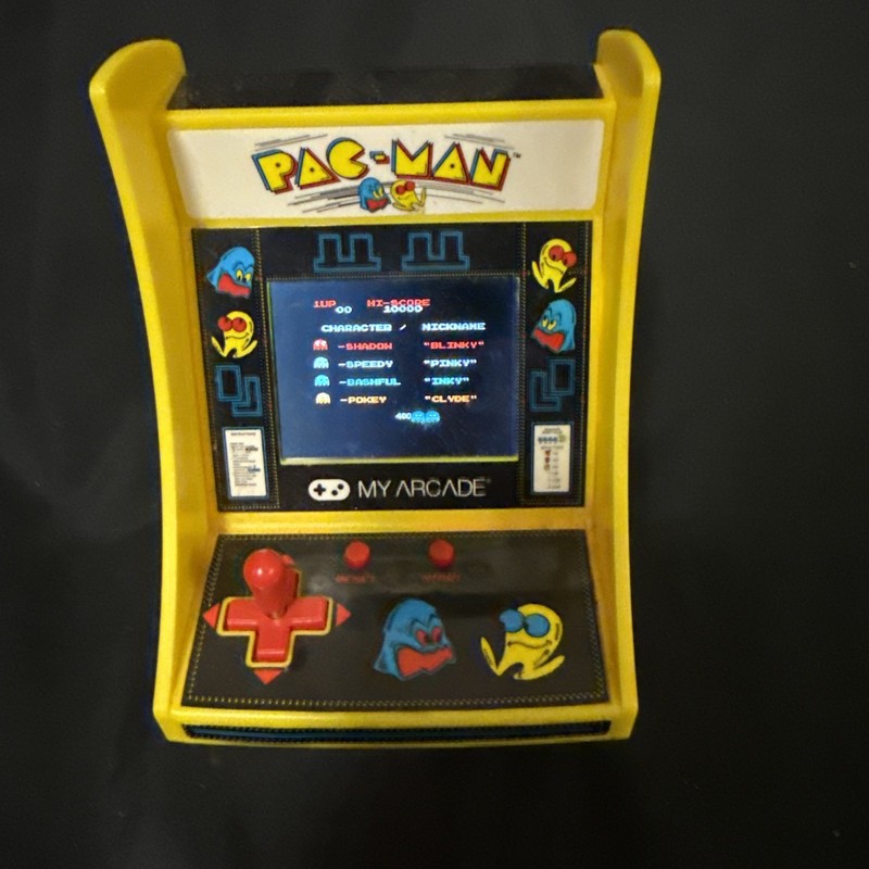 My Arcade Pac-Man Micro Player Mini Arcade Video Game Machine - Tested Table Top
