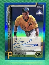 KONNOR GRIFFIN 2025 TOPPS PRO DEBUT AUTOGRAPH BLUE FOIL AUTO /150