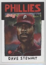 2021 Topps Spotlight 70 By Andy Friedman Stamp 42/70 Dave Stewart #18 0ad