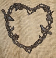 1-HEART SHAPE LARGE WALL PLAQUE,All Occasion Gifts,Wall Hanging,Country Decor