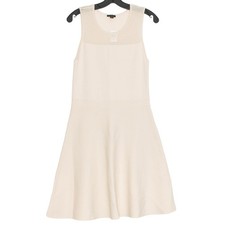NWT Ann Taylor Minimalist Work Office Dress Cream M Quiet Luxury Preppy Capsule