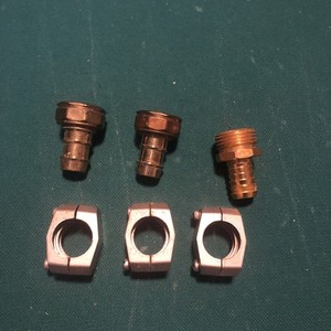 3 REPLACEMENT HOSE MENDER CLAMPS FOR REPAIR OF 5/8” - 3/4” GARDEN HOSES