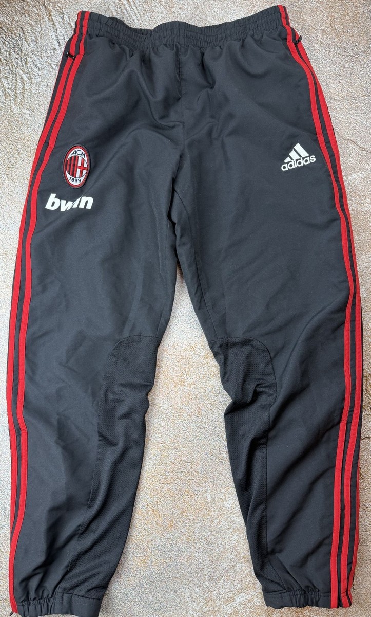 Milan AC Adidas Bwin Football Training Soccer Pants size L | eBay