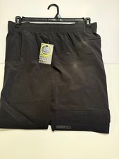 Athletic Works Men  s Black Shorts Size - XL - Elastic Waist Stretch