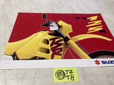 Suzuki TS125R TSR 125 brochure de vente catalogue prospectus moto publicité