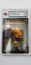 Henrik Sedin 1998-99 Triple Diamond Prospect Hockey Card #982/1000 KSA Grade 9.5