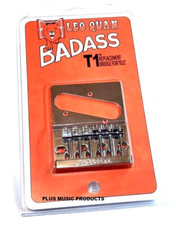 Nickel Badass T1 Bridge For Vintage Fender Telecaster Tele Guitar TB-5101-001