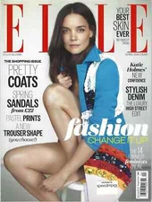 KATIE HOLMES VALERIANE LE MOI ELLE MAGAZINE UK APRIL 2014 💲