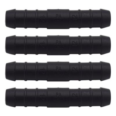 4 x YOU.S Leitungsverbinder Schlauch Verbindungsstück Ø 12 / 12 mm - Gerade Form