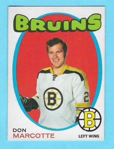 1971-72 OPC 176 Don Marcotte Boston Bruins! MINT! *SET BREAK*
