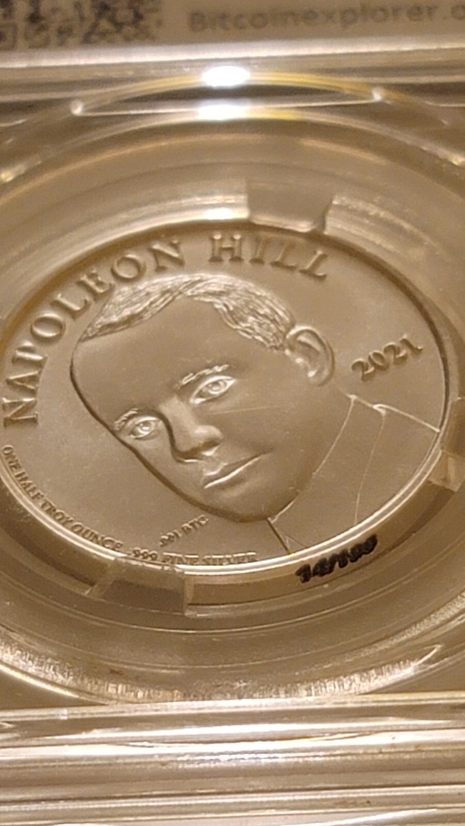 2021 BTC Wallet 0.001 BTC 1/2 oz 999 Fine like Casascius Lealana | eBay