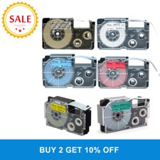 Cheapest Label Tape Compatible for Casio KL-7400 KL-HD1 KL-2000 XR 9mm 12mm 18mm