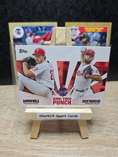 2023 Topps Baseball Series 1 Zack Wheeler / Aaron Nola One-Two Punch #12P-10