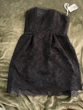 David’s New DAVIDS BRIDAL Size 8 STRAPLESS TARRAGON LACE BRIDESMAID PROM Dress