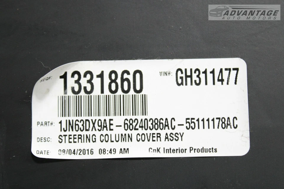 Chrysler 300 2012-2017 tablero panel de instrumentos patada rodilla cubierta moldura OEM Foto 4 de 4