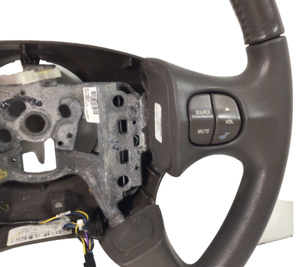 Volante Buick Rendezvous 2005-2007 con radio control marrón OEM Foto 3 de 4
