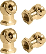 4 Pack of Closed Ball Air Chuck 1/4''FNPT Insert Brass Air Pressure Chuck for In