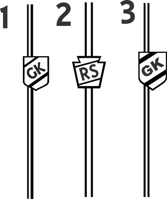 MONOGRAM BASS DRUM SHIELD  GRAPHICS...PICK COLOR...