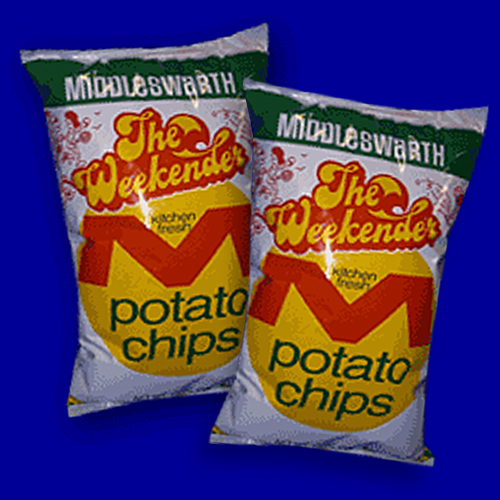 2 Bags MIDDLESWARTH POTATO CHIPS WEEKENDER BEST PENNSYLVANIA CLASSIC 9