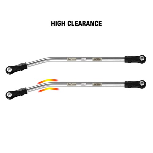 INJORA Stainless Steel High Clearance Links for TRX4 SCX10 II SCX10 III VS4-10 - Picture 33 of 36