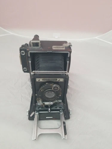 Speed Graphic Graflex Compur No.32 Kodak F-4.5 6 3/8 Camera 3 1/4"x4 1/4"