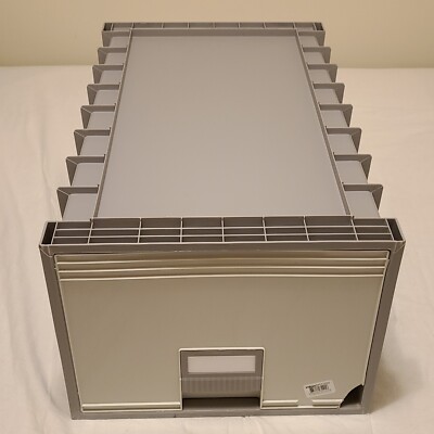 Storex Storage Drawer, Gray/Granite 685442611016, Plastic Filling Cabinet