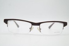 Lunettes Vintage ALAIN AFFLELOU TOH1368 Marron Beige Monture Demi-Ronde