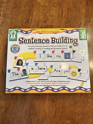 Sentence Building Open Ended Learning Games