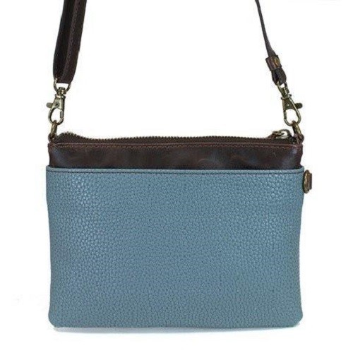 Nuovo Chala Mini Borsa a Tracolla Ecopelle S Borsetta Convertible Grasso Cat Blu - Foto 2 di 4