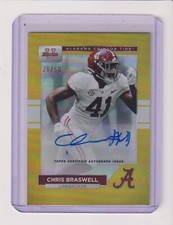 2023 BOWMAN U ALABAMA GOLD AUTOGRAPH #53 CHRIS BRASWELL 20/50