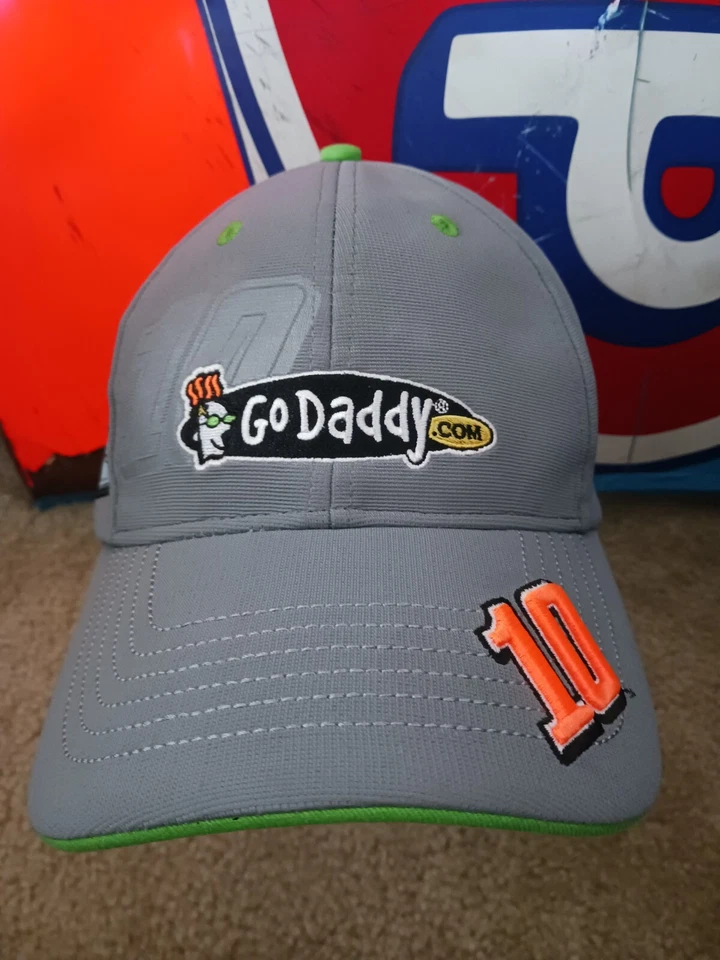 Stewart-Haas Racing Danica Patrick GoDaddy S/M Gray Hat Cap NASCAR Motorsports  - Image 2 of 4