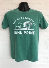 John Prine basic style Green Unisex T shirt Remake tee vtg NH18396