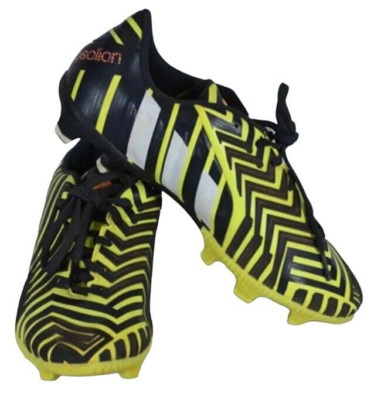 ADIDAS Predator Absolion Instinct FG Soccer Cleats *Yellow Black White* Men's 7