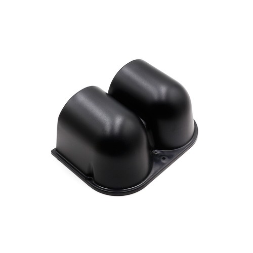 Black ABS Plastic Dual Gauge Pod Universal For 2'' 52mm Gauges Durable - Picture 3 of 8