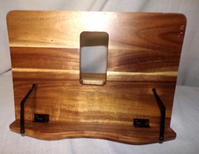 Book Stand, Book Holder, Reading Stand, Cookbook Holder, Recipe Book Stand, Wood